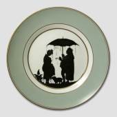 Royal Copenhagen Silhouette plate The Swineherd