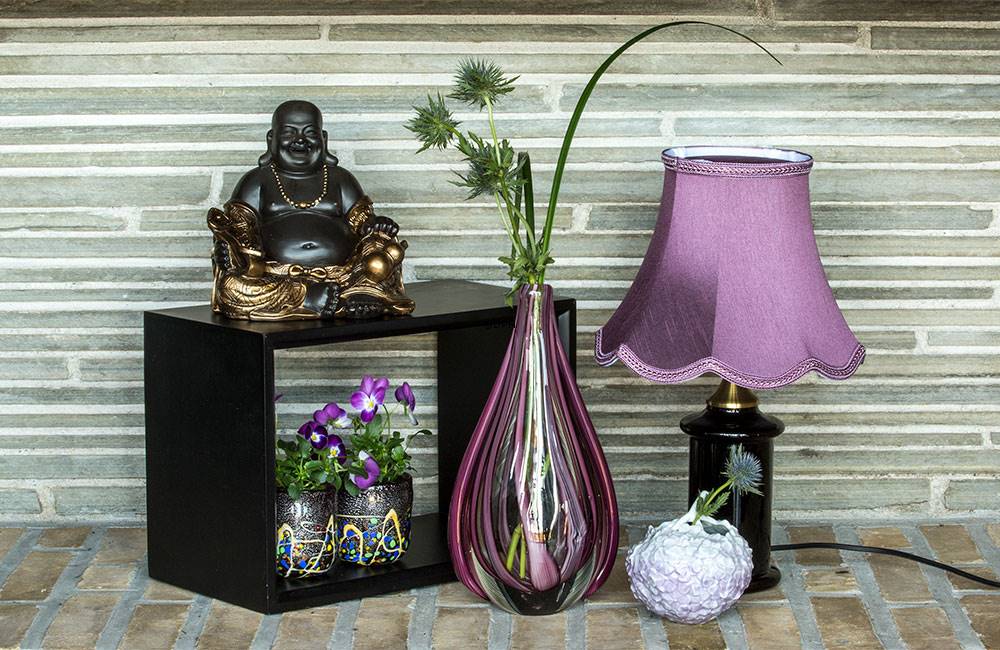 Hydrangea vase in lilac, Royal Copenhagen  No. 2663135  Alt. 1017529 