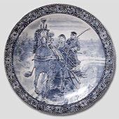 Hollandsk fajance Delft Platter mv.