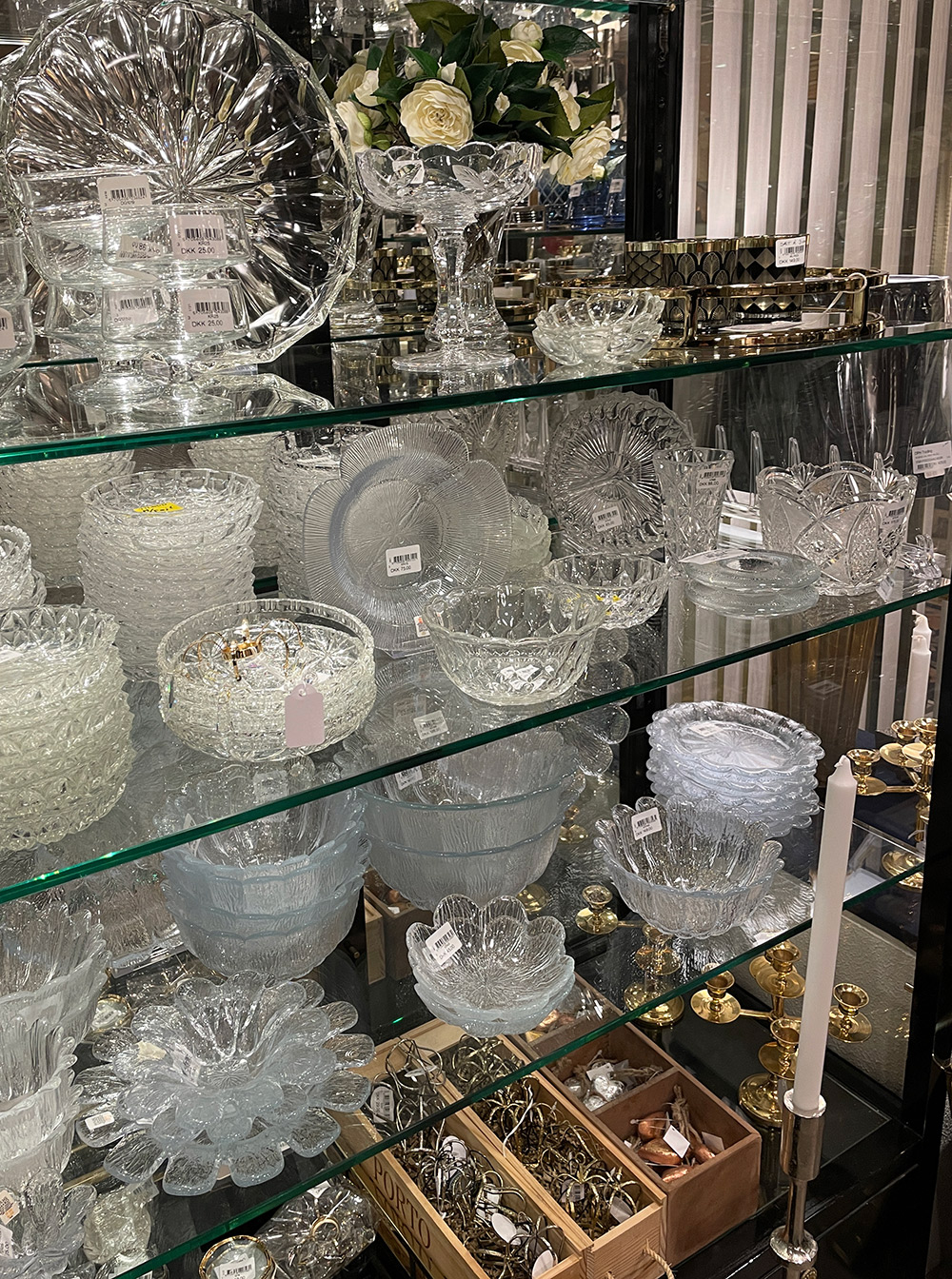 Crystal bowls can be found in DPH Trading's store