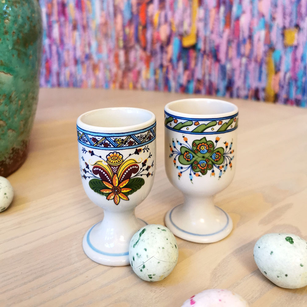 Höganäs Yearly Egg Cup - Beautiful spring colors on the breakfast table - Buy at DPH Trading