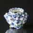 Blue fluted, full lace, Small snail vase, Royal Copenhagen no. 1-1045 (1894-1922) | No. 1-1045 | DPH Trading