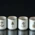 Egg cup, Ships Schooners set of 4 pcs. | Year 1980 | No. 1-14159 | DPH Trading