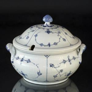 Blue Fluted, Large Round Plain, Soup tureen with Cover, Royal Copenhagen | No. 1-224 | DPH Trading