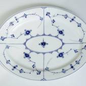 Blue Fluted, Plain, dish 31cm
