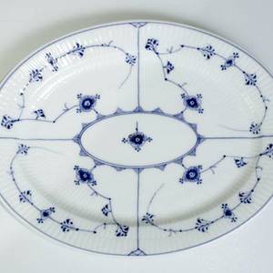 Blue Fluted, Plain, dish 31cm | No. 1-345 | Alt. 1/345 | DPH Trading