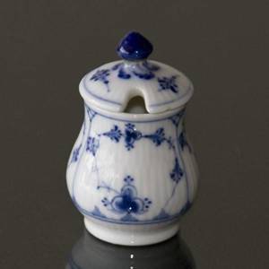 Blue Fluted, Plain, Mustard Pot, small, Royal Copenhagen | No. 1-358 | DPH Trading