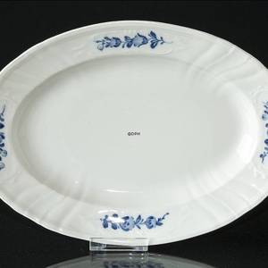 Juliane Marie Blue Flower oval dish 30cm, Royal Copenhagen | No. 10-12005 | DPH Trading