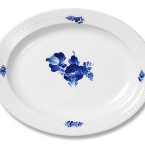 Blue Flower, braided, oval dish, extra Large 41 cm | No. 10-8018 | Alt. 10/8018 | DPH Trading