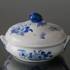 Blue Flower, Braided, roundl Dish with Cover | No. 10-8055 | DPH Trading