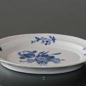 Blue Flower, Braided, Oval Serving Dish 20 cm (1889-1922), Royal Copenhagen