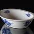 Oval bowl. Blue Flower, braided 20cm | No. 10-8161 | DPH Trading