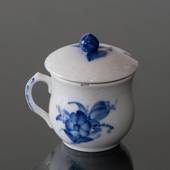 Blue Flower Braided, Mustard jar with lid
