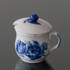 Blue Flower Braided, Mustard jar with lid | No. 10-8211 | Alt. 1107198 | DPH Trading