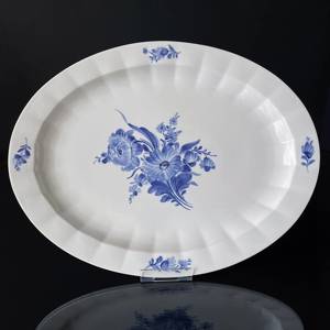 Blue Flower, angular, oval dish 46 cm | No. 10-8541 | DPH Trading