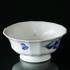 Blue Flower, Angular, Salad Bowl on low foot | No. 10-8568 | DPH Trading
