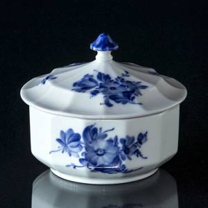 Blue Flower, Angular, Butter Jar | No. 10-8572 | DPH Trading