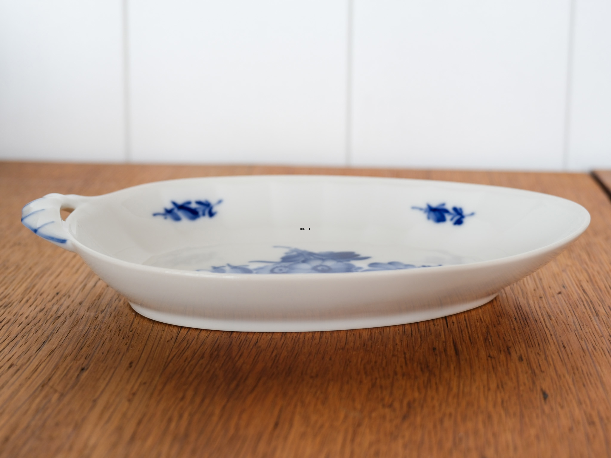 Blue Flower, Angular, oval Pickle dish no. 10/8599, 20cm, Royal Copenhagen