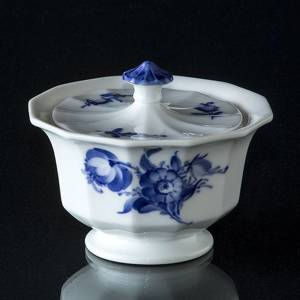 Blue Flower, Angular, Sugar Bowl | No. 10-8622 | DPH Trading