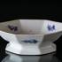 Blue Flower, Angular, Salad Bowl on low foot | No. 10-8624 | DPH Trading