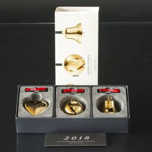 Gift set Christmas heart, bell, ball 2018 Georg Jensen | Year 2018 | No. 10010454 | DPH Trading