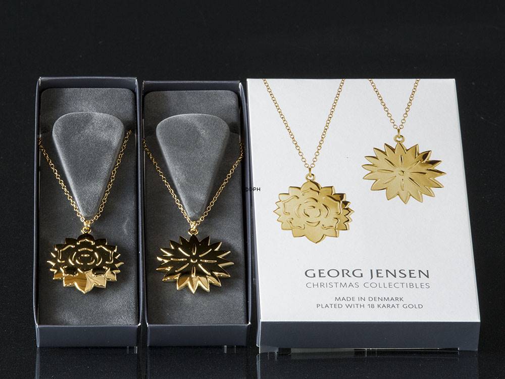 Ice Dianthus and Ice Rosette Jensen Ornaments, set 2020 Year
