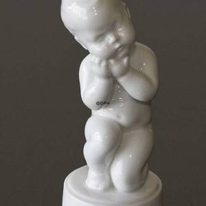 Toothache the four pains, white Bing & Grondahl figurine No. 2207 | No. 1002454 | Alt. B2207 | DPH Trading