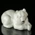 White Polar bear lying down resting, Royal Copenhagen figurine no. 21520 | No. 1003238 | Alt. R21520 | DPH Trading