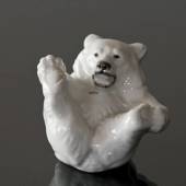 White Polar Bear Cub figurine, Royal Copenhagen no. 22747