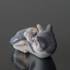 Cat, playing. Royal Copenhagen figurine no. 727 | No. 1020071 | Alt. R727 | DPH Trading
