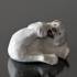 Polar Bear playing with its foot, Royal Copenhagen figurine no. 729 | No. 1020072 | Alt. R729 | DPH Trading