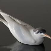 Tern Squatting, Royal Copenhagen bird figurine no. 827