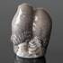 Pair of owls, Royal Copenhagen bird figurine no. 834 | No. 1020077 | Alt. R834 | DPH Trading