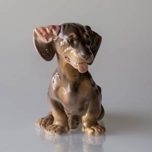 Dachshund, Royal Copenhagen dog figurine no. 856 | No. 1020078 | Alt. R856 | DPH Trading