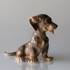 Dachshund, Royal Copenhagen dog figurine no. 856 | No. 1020078 | Alt. R856 | DPH Trading