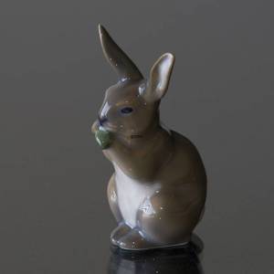 Rabbit, Royal Copenhagen figurine no. 1019 | No. 1020080 | Alt. R1019 | DPH Trading