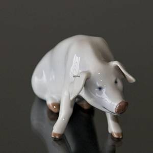Pig, Royal Copenhagen figurine no. 1400 | No. 1020101 | Alt. R1400 | DPH Trading