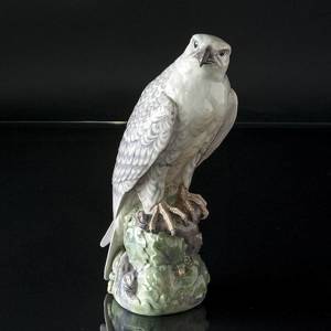 Icelandic falcon, Royal Copenhagen bird figurine no. 1661 | No. 1020109 | Alt. R1661 | DPH Trading