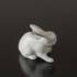 White rabbit, Royal Copenhagen figurine no 1691 | No. 1020111 | Alt. R1691 | DPH Trading