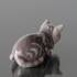 Tabby Cat tiptoeing,Royal Copenhagen figurine | No. 1020306 | Alt. 1020306 | DPH Trading
