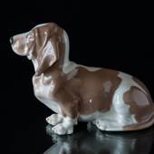 Bassethound, Royal Copenhagen dog figurine