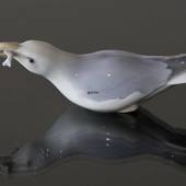 Seagull with Fish, Bing & Grondahl bird figurine no. 1808
