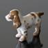 Cockerspaniel, standing looking attentively, Bing & Grondahl figurine no. 2172 | No. 1020450 | Alt. B2172 | DPH Trading