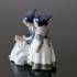 Amager Girls, Reading while in Regional Costume, Royal Copenhagen figurine no. 1395 | No. 1021100 | Alt. r1395 | DPH Trading