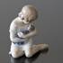 Girl with Doll in her Arms, Royal Copenhagen figurine no. 1938 | No. 1021121 | Alt. R1938 | DPH Trading