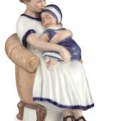 Else with her mother in armchair, Royal Copenhagen figurine