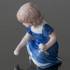 Else picking Flowers, Girl squatting, Royal Copenhagen figurine | No. 1021672 | Alt. 1021672 | DPH Trading