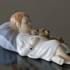 Jens sleeping, sleeping boy with his teddy bear, Royal Copenhagen figurine | No. 1021681 | DPH Trading