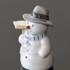 Snowman Father with Broom, Royal Copenhagen winter series figurine | No. 1021768 | DPH Trading
