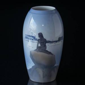 Vase with The Little Mermaid, Royal Copenhagen | No. 1024342 | Alt. B1302-6252 | DPH Trading